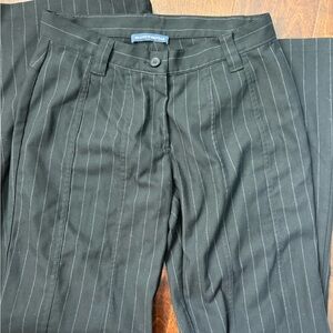 Brandy Melville Black Pinstripe Trousers